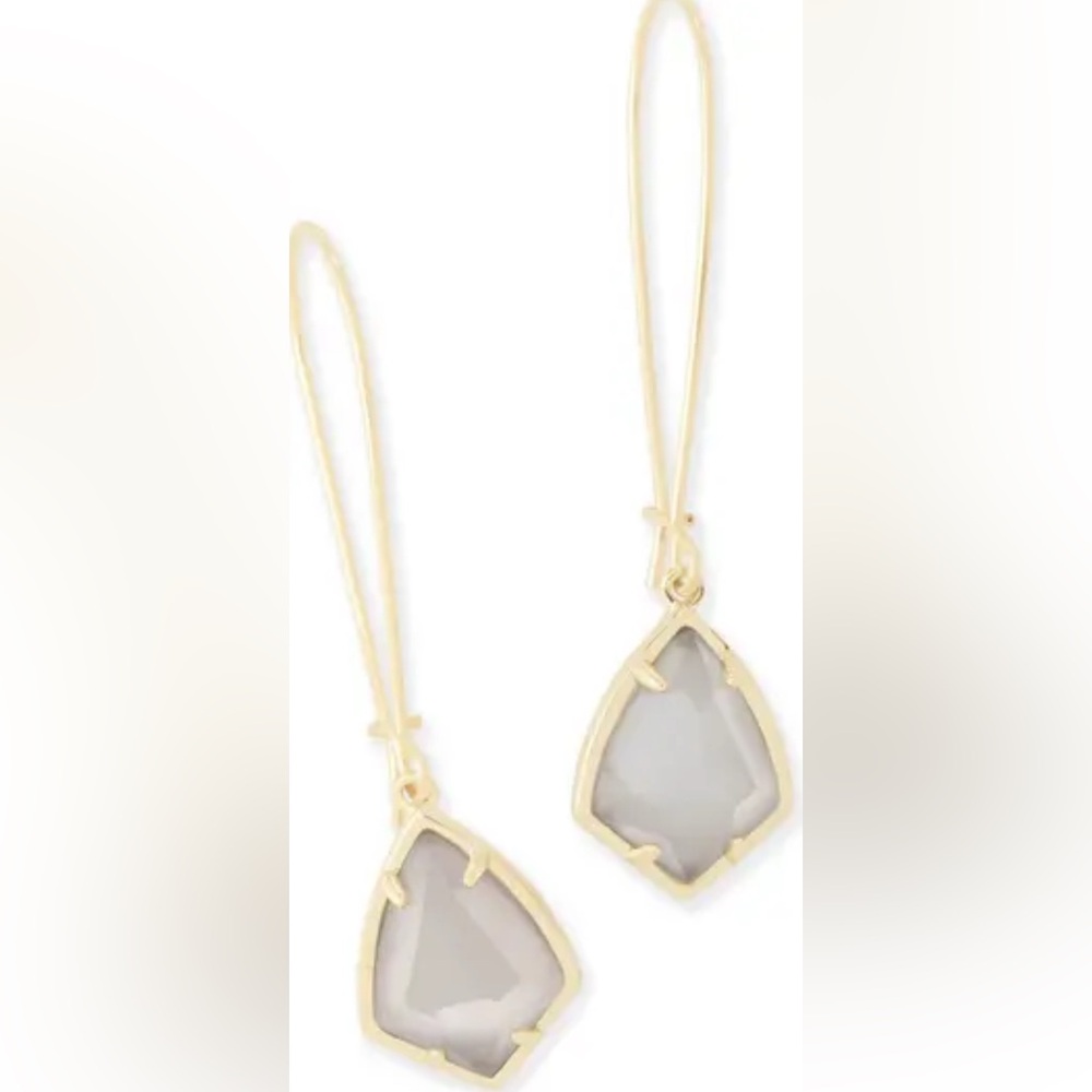NWT Lot of 2x [Kendra Scott] Carinne Earrings & Cory Pendant Necklace Slate/Gold - Picture 4 of 15